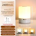 Motion Sensor Cabinet Lights Dimmable LED Night Light Wireless USB Rechargeable Led Tube Light for Wardrobe 3Colors Night Lamp